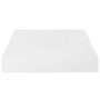 Voir la diapositive 5 : VIDAXL Etagere murale flottante 2 pcs Blanc brillant 23x23,5x3,8cm MDF