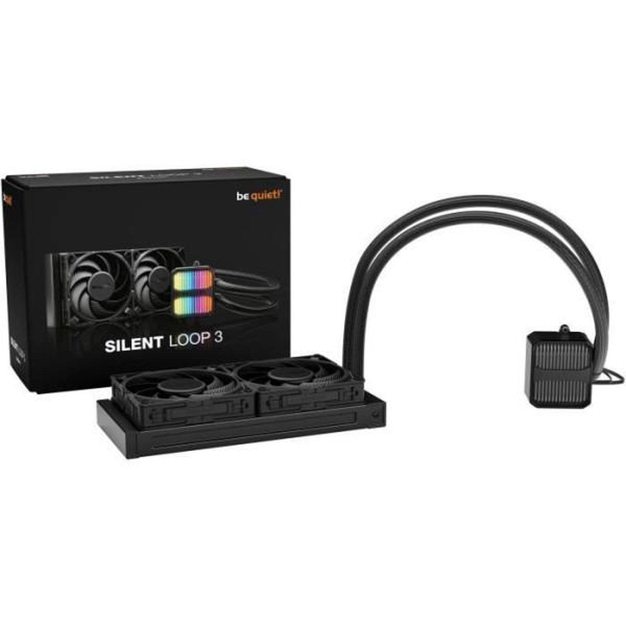 Voir la diapositive 6 : BE QUIET Watercooling - BE QUIET! - Silent Loop 3 - 240 mm - Compatible Socket AM4 - Aluminium