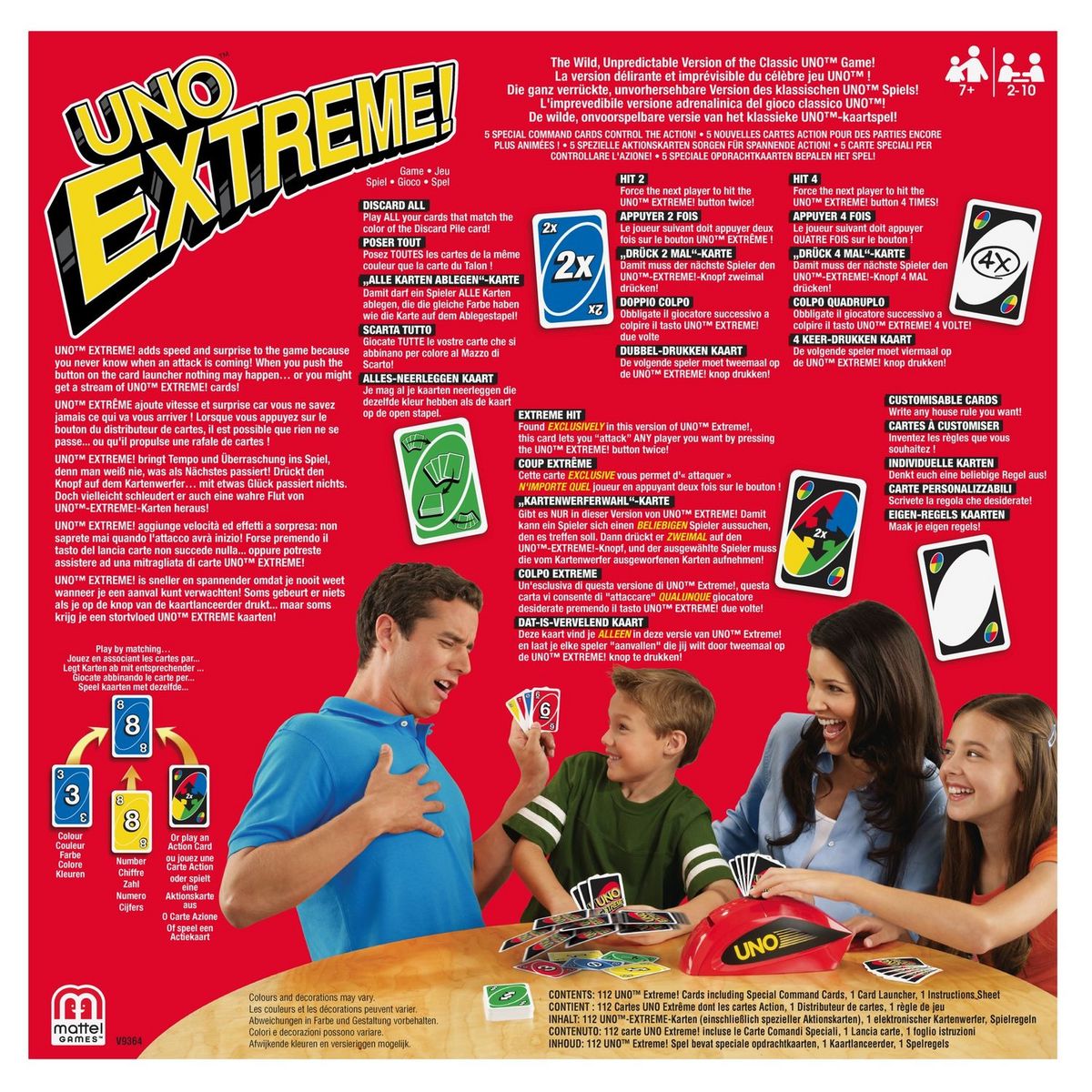 MATTEL Jeu Uno Extrême