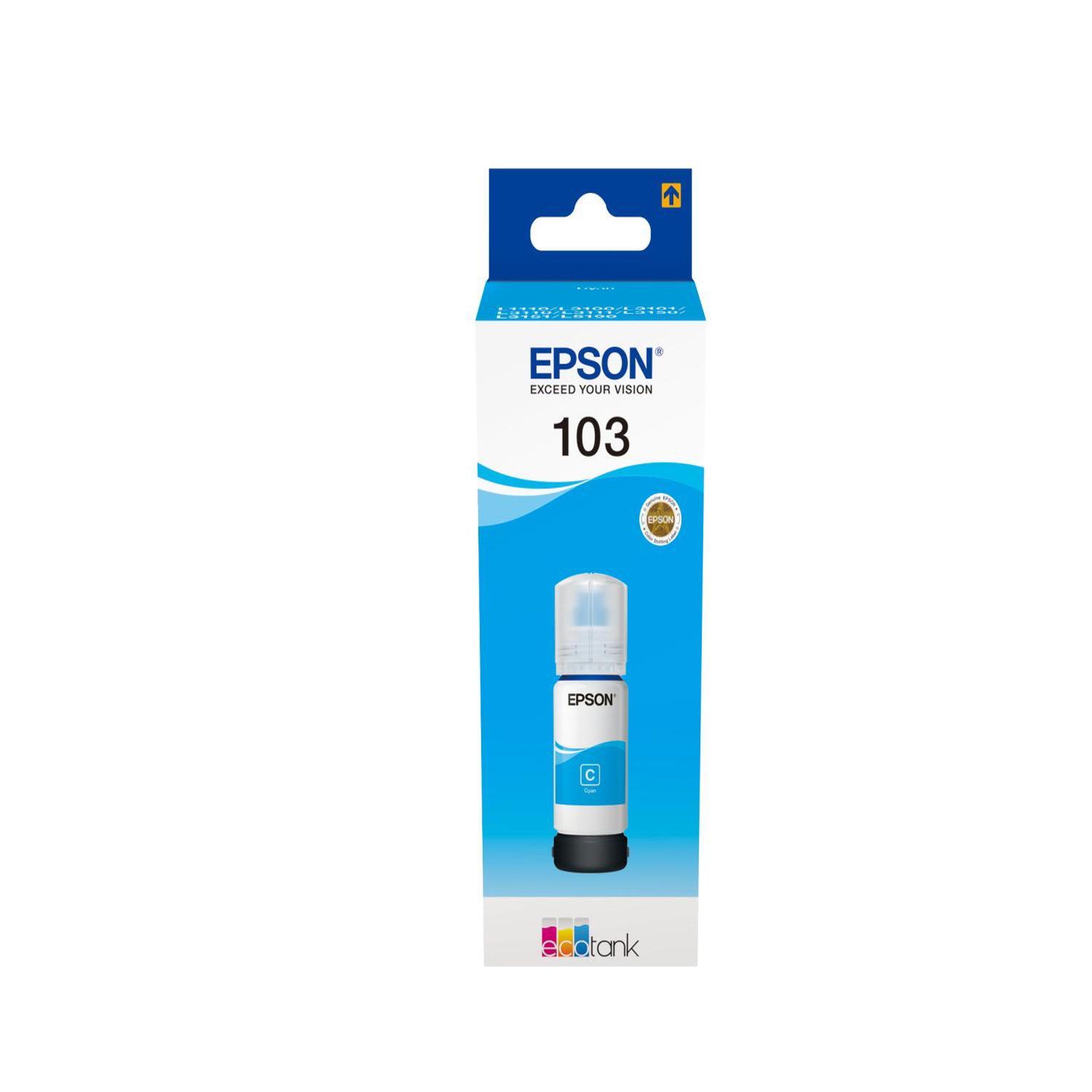 Voir la diapositive 2 : Epson Cartouche d encre Epson Ecotank 103 cyan