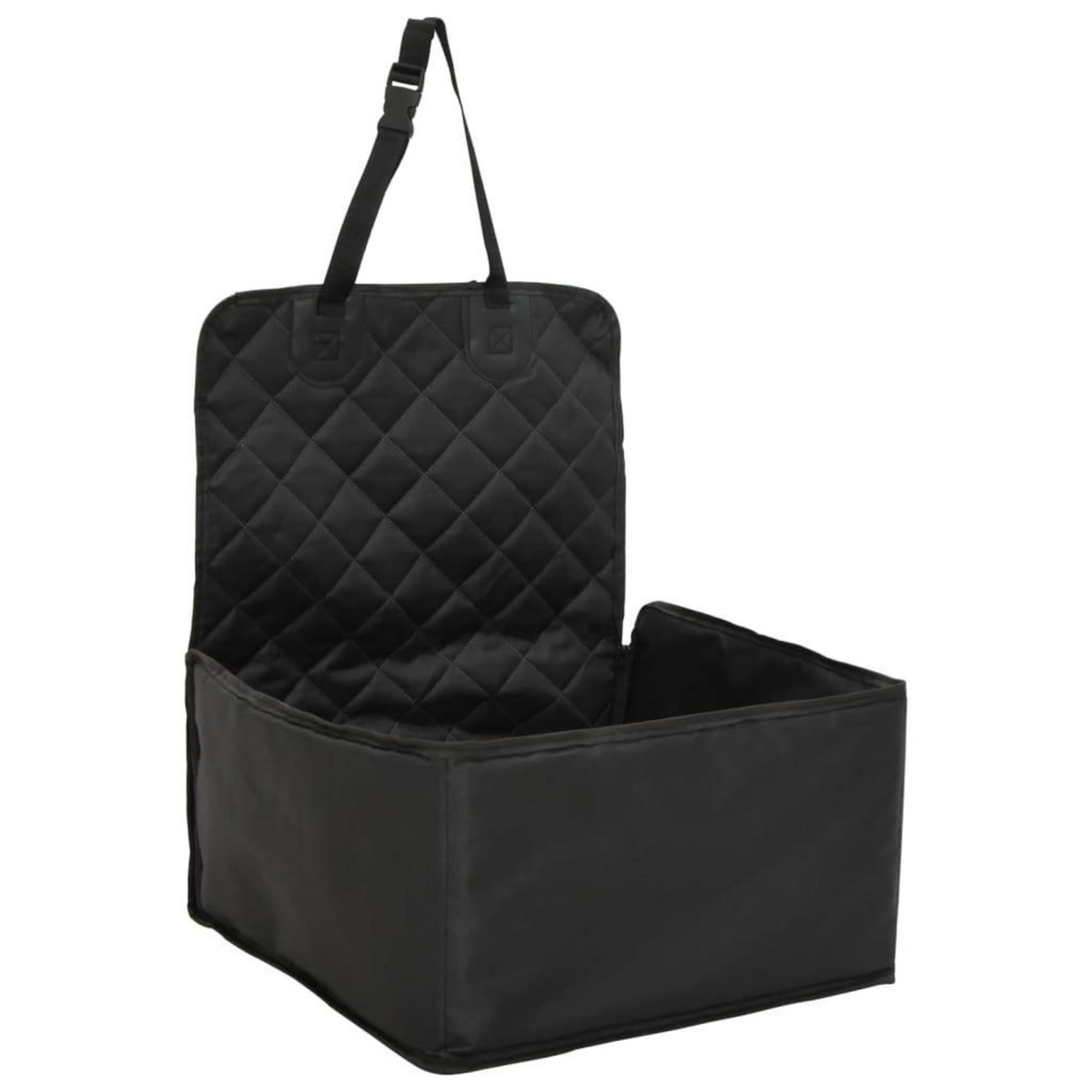 VIDAXL Siege de voiture pour chien noir 45x45x25/55 cm