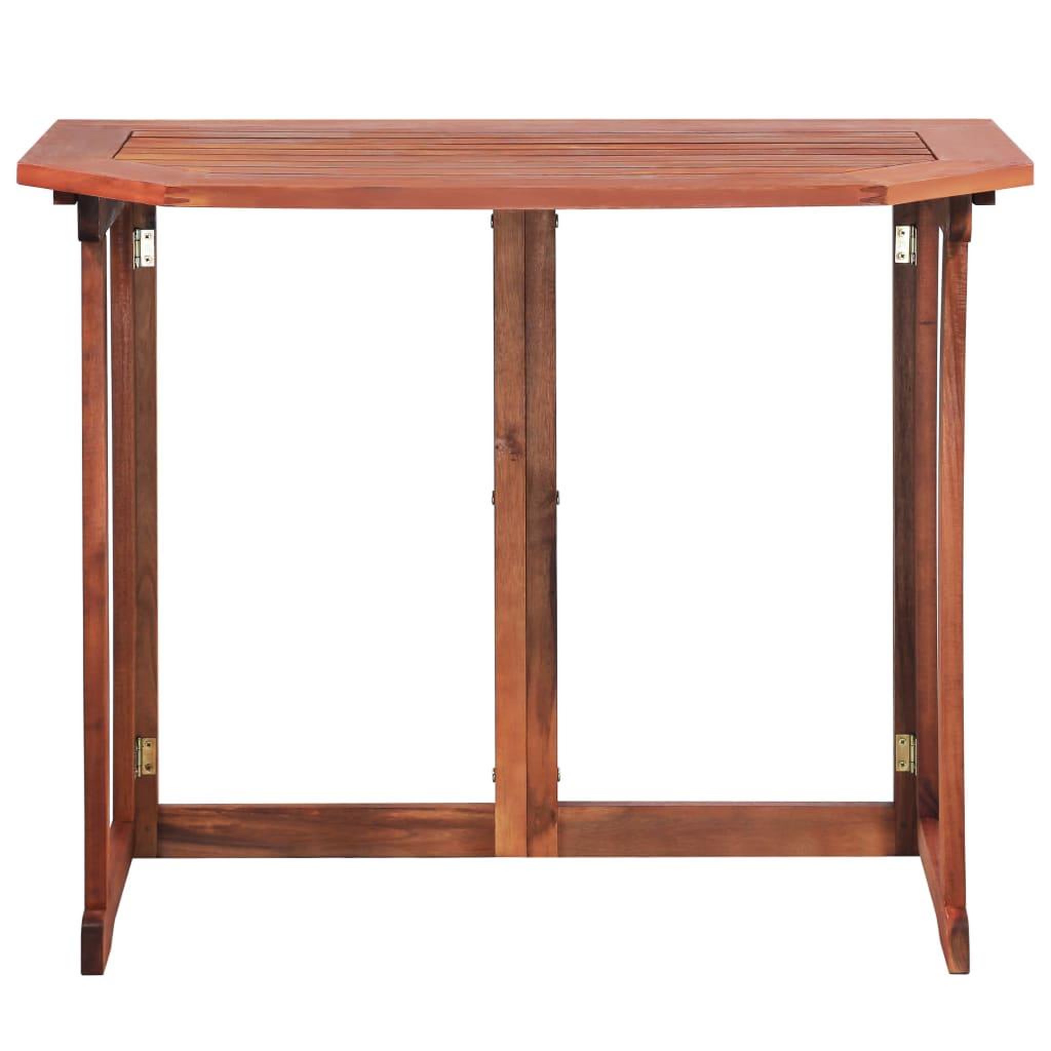 Voir la diapositive 3 : VIDAXL Table de bistro 90x50x75 cm Bois d'acacia massif