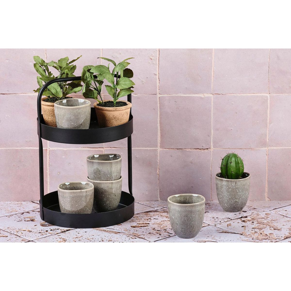 BJORN Tasse STELLAR 15cl - 6 pièces - Gris béton