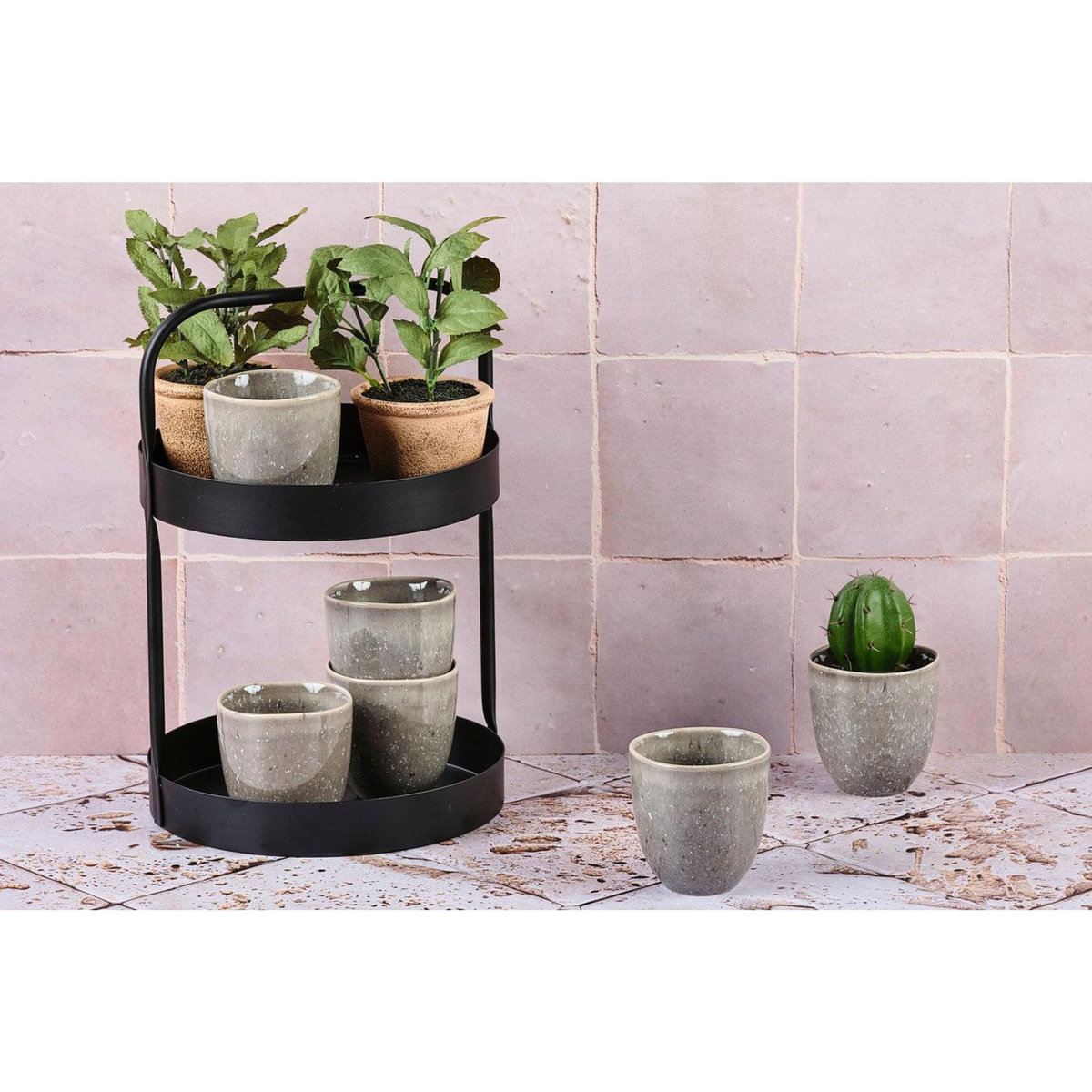 BJORN Tasse STELLAR 15cl - 6 pièces - Gris béton