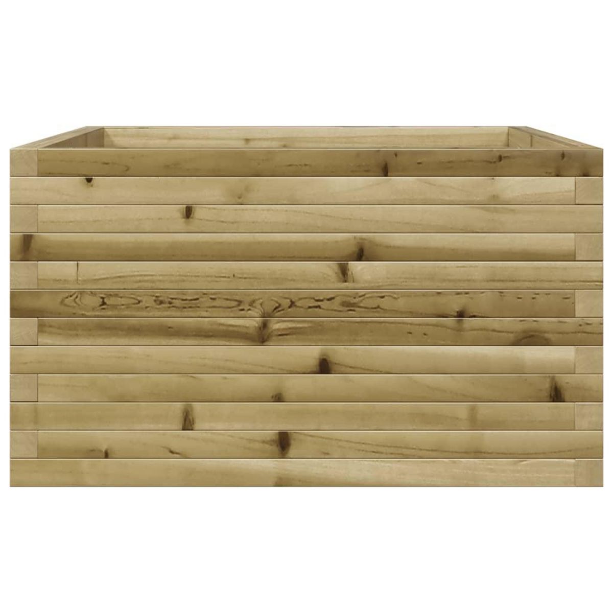 VIDAXL Jardiniere 80x80x45,5 cm bois de pin impregne
