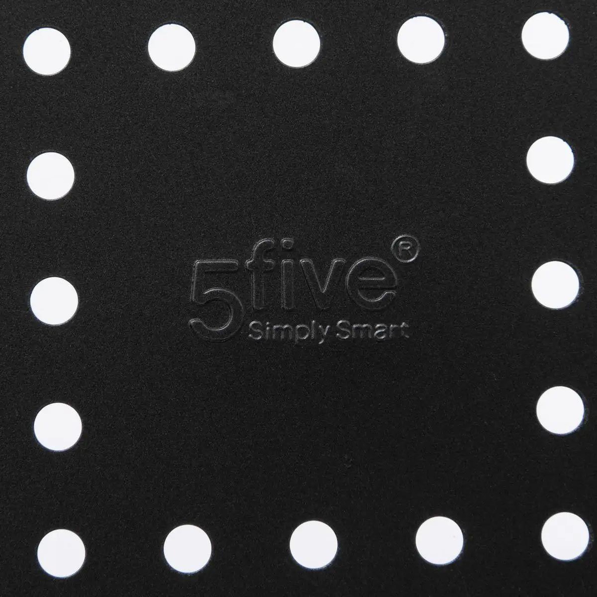Voir la diapositive 2 : FIVE Plaque à Pizza  Métal Perforé  33cm Gris Foncé