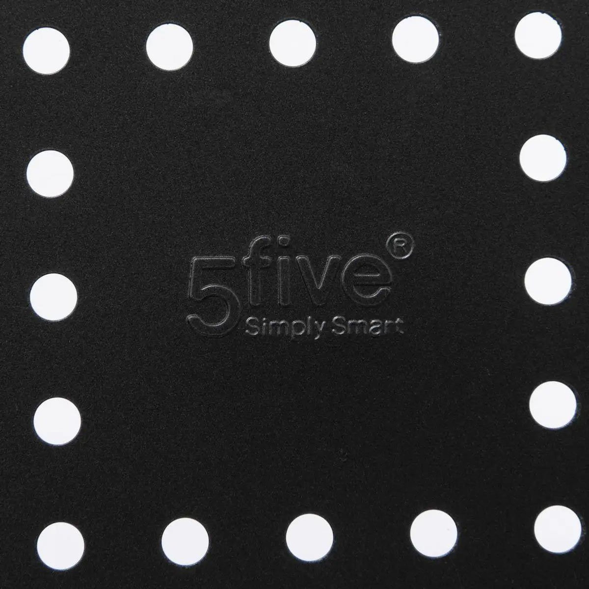 FIVE Plaque à Pizza  Métal Perforé  33cm Gris Foncé