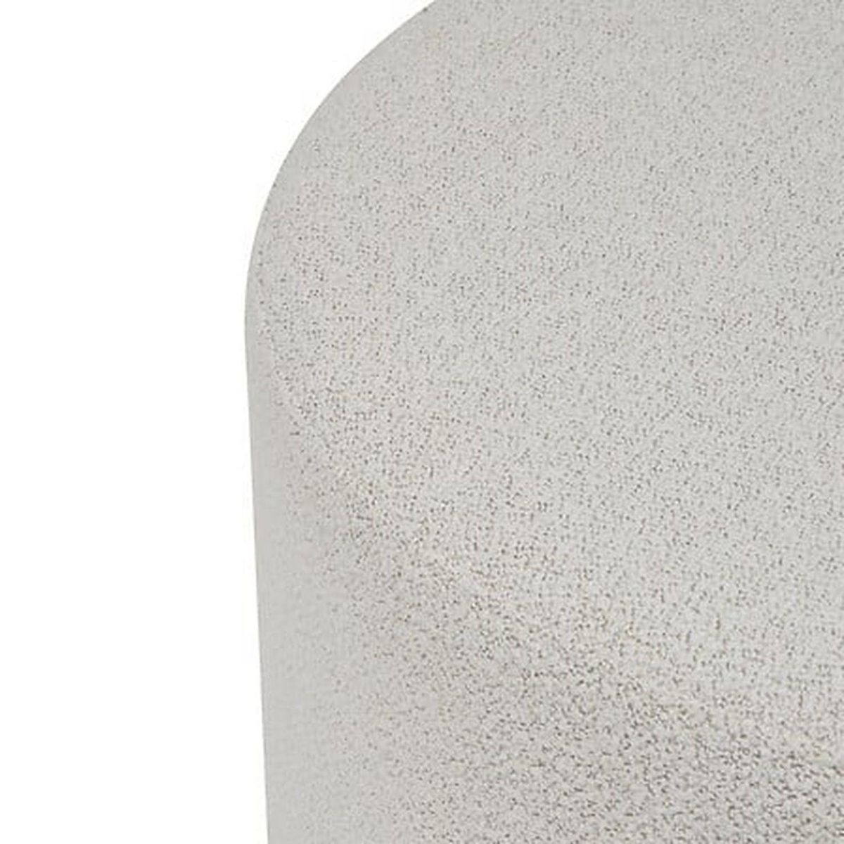 ATMOSPHERA Pouf XL en bouclette NESKY - Blanc