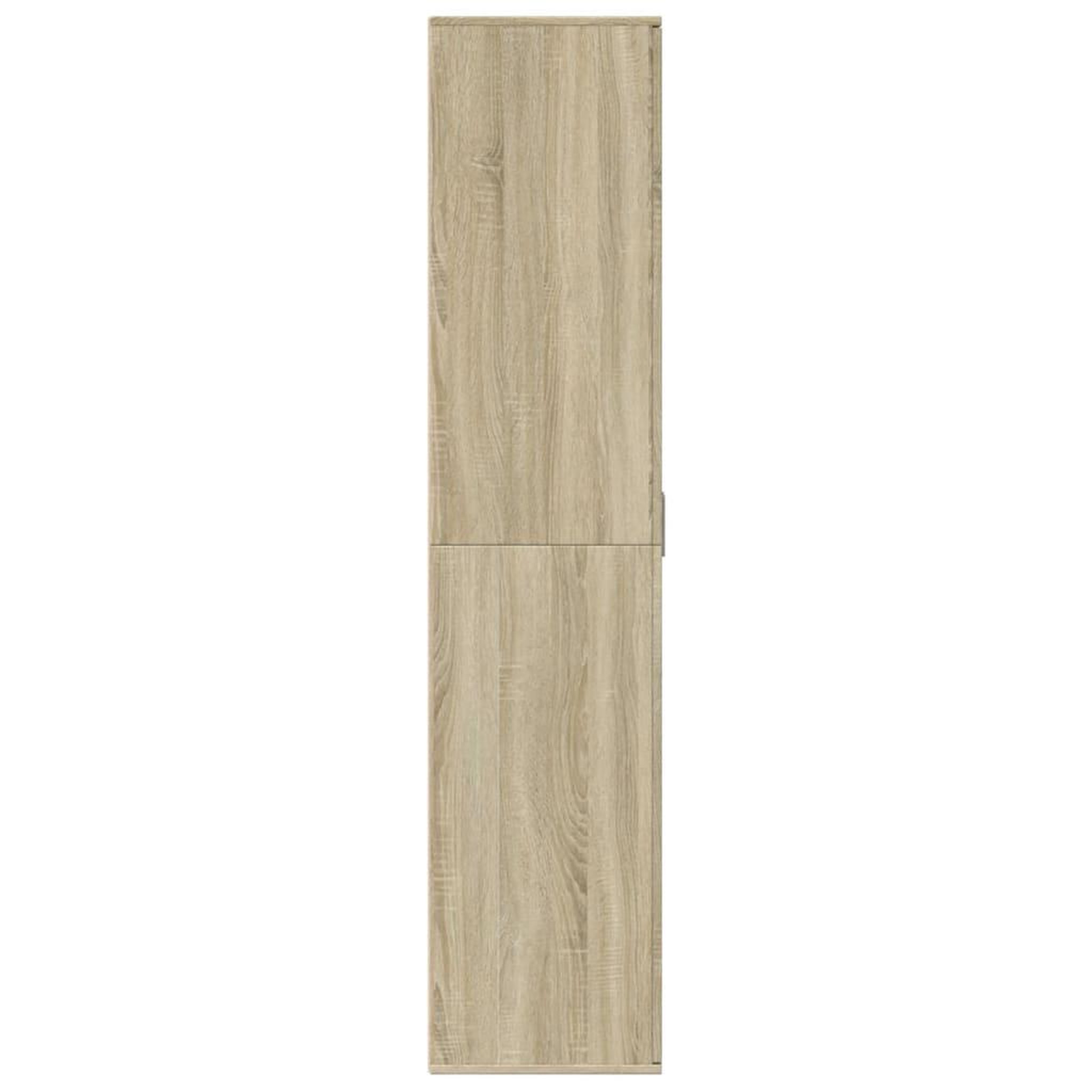Voir la diapositive 4 : VIDAXL Armoire a chaussures Chene sonoma 80x39x178cm Bois d'ingenierie