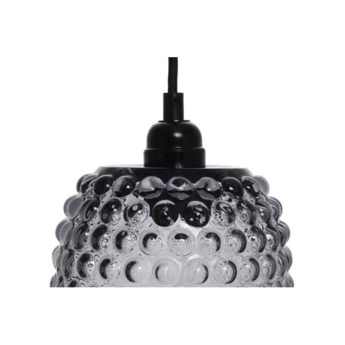 Paris Prix Lampe Suspension en Verre  Irina  34cm Gris