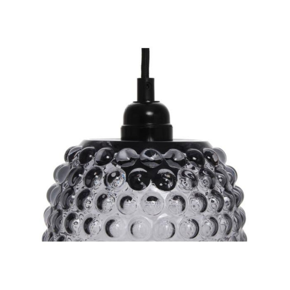 Paris Prix Lampe Suspension en Verre  Irina  34cm Gris