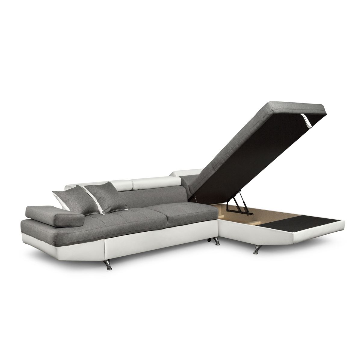 Canapé d'angle droit 4 à 5 places convertible  CHICAGO