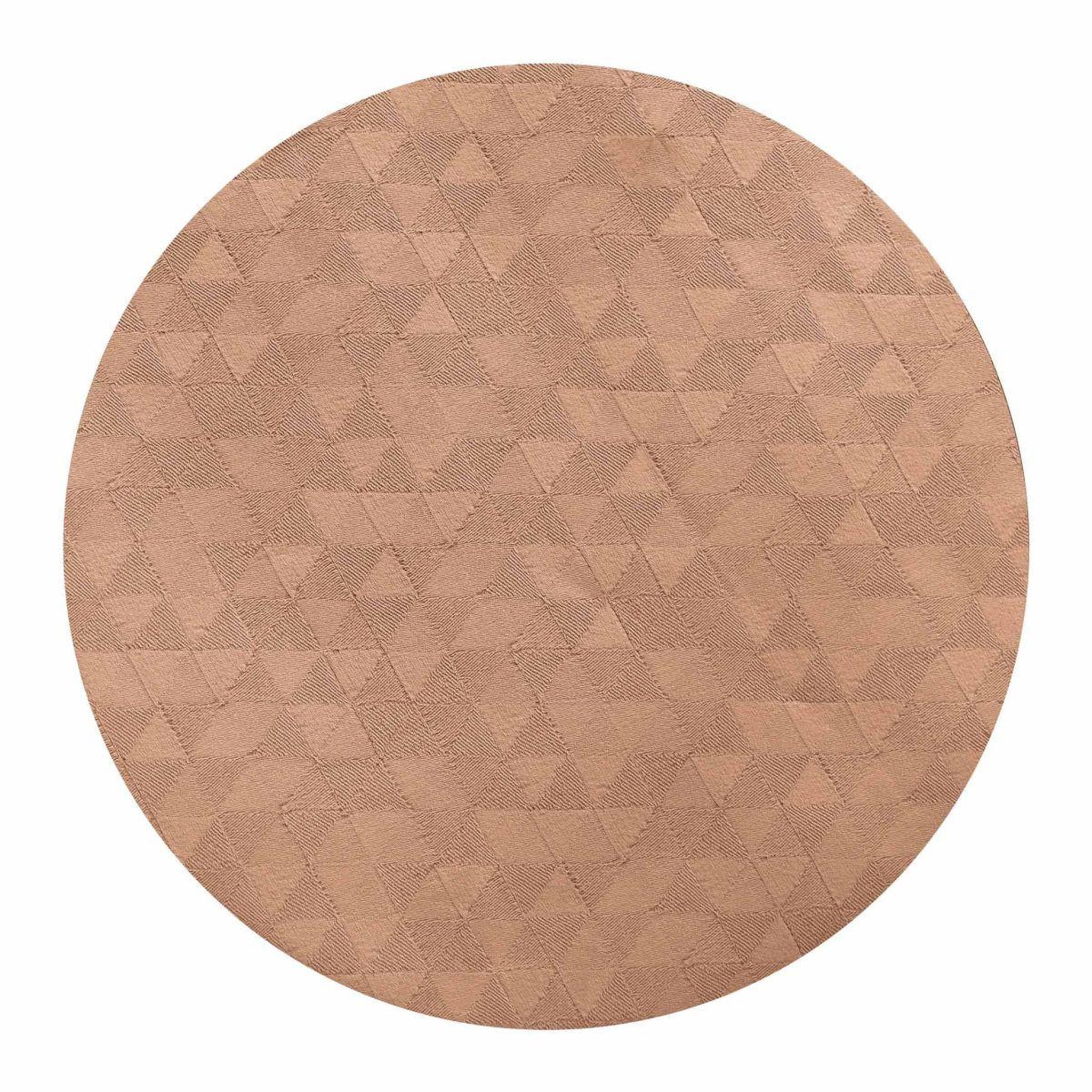 Douceur d'Intérieur Set de table rond  delta  38cm camel