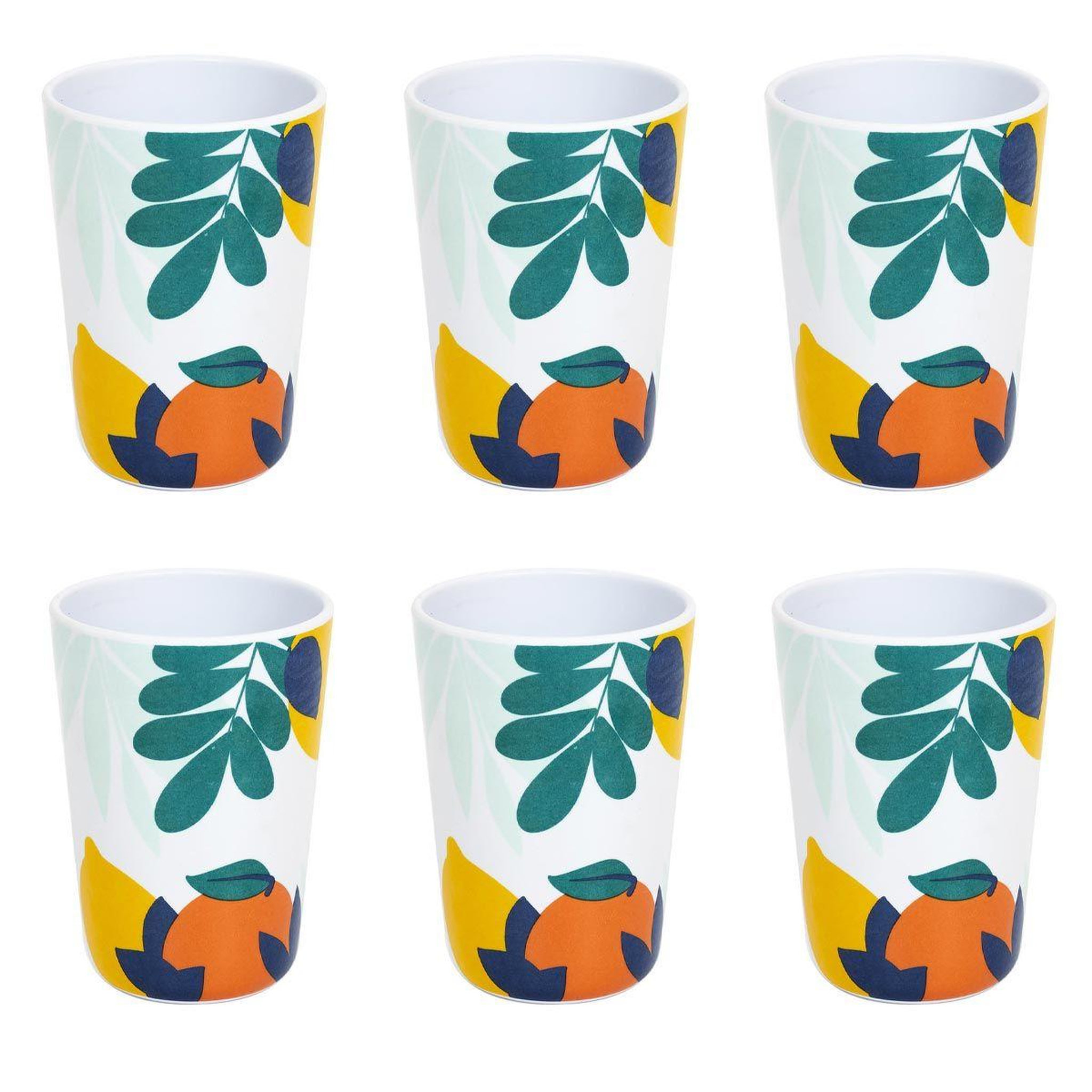 Voir la diapositive 1 : The Home Deco Factory Lot de 6 tasses à café  rio  20cl multicolore