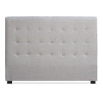 Paris Prix Tête de Lit Capitonnée en Tissu  Amor  160cm Beige