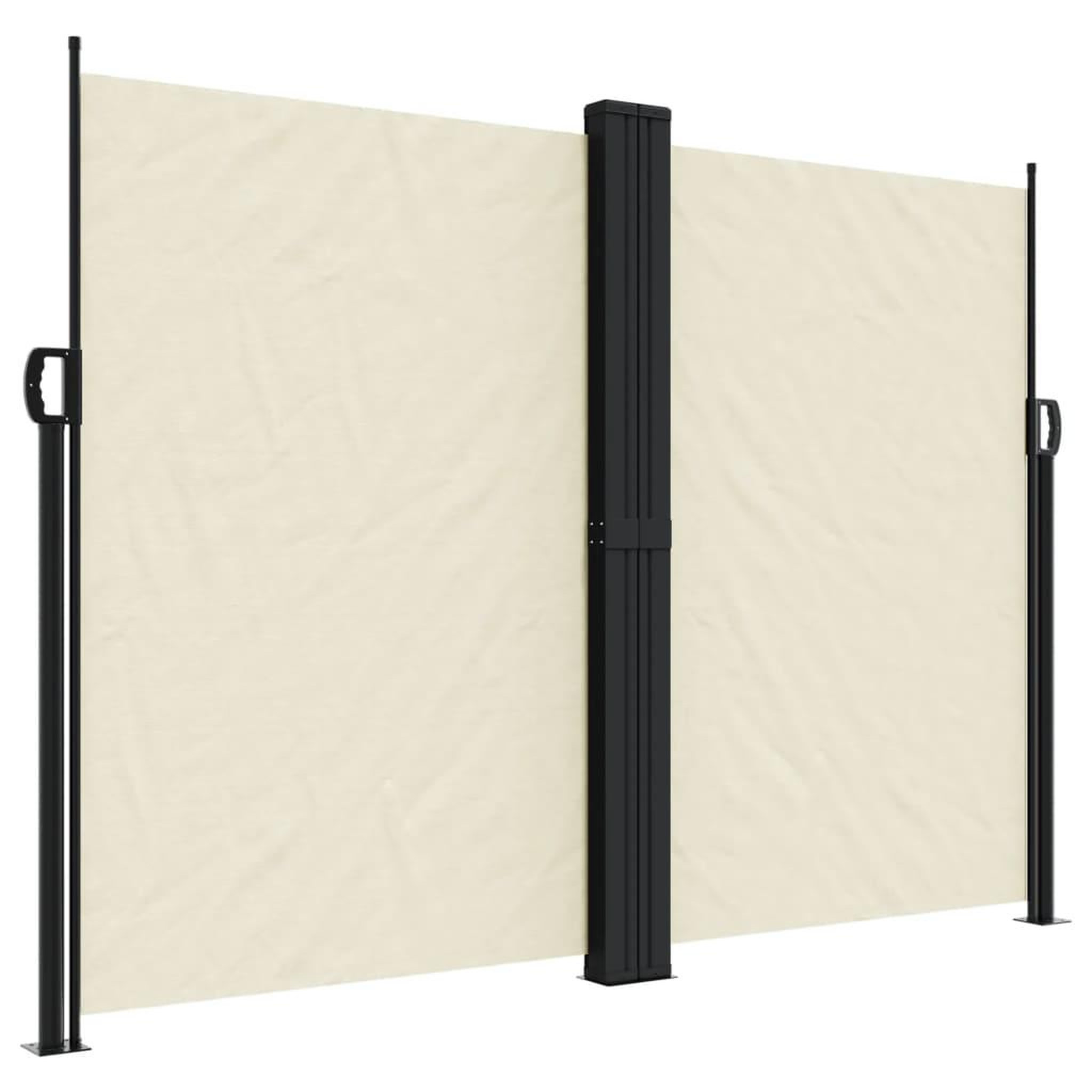 Voir la diapositive 2 : VIDAXL Auvent lateral retractable creme 180x1200 cm