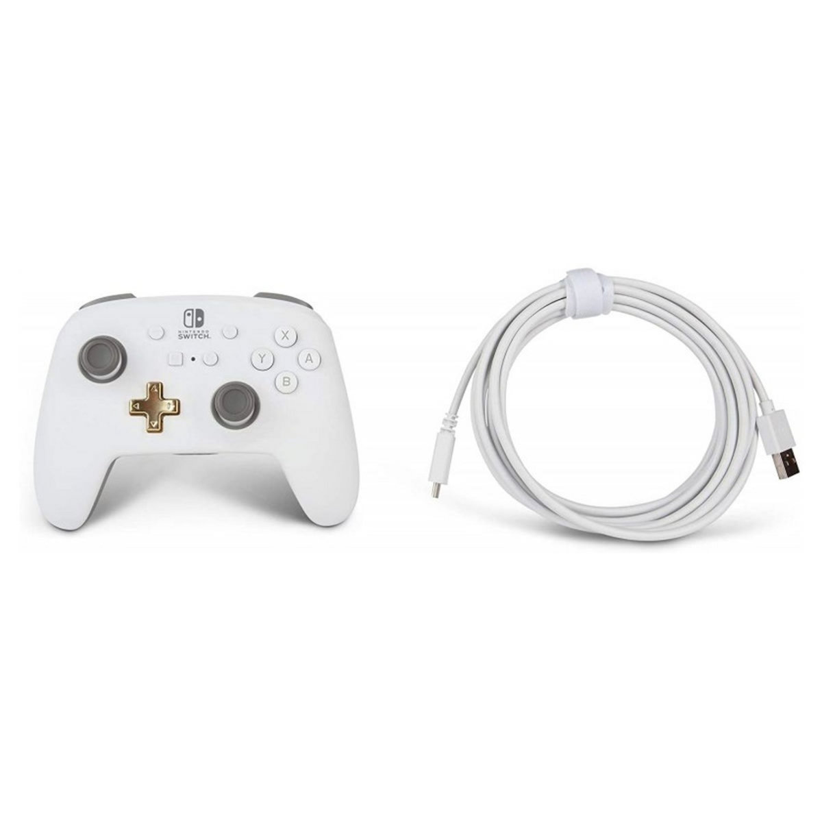 POWER A Manette Sans Fil Blanche Nintendo Switch