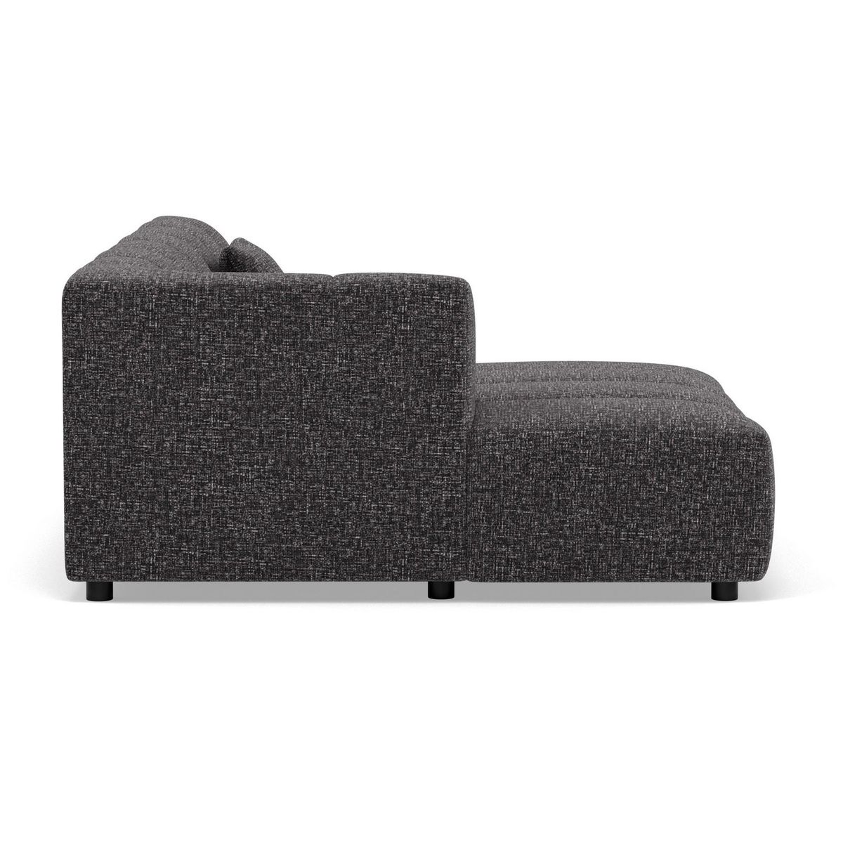 LISA DESIGN Curtis - canapé d'angle gauche 4 places en tissu texturé