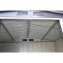 Voir la diapositive 4 : MARKET24 Abri de jardin en métal 4,77 m2 - DURAMAX - Kit d'ancrage inclus - Gris anthracite