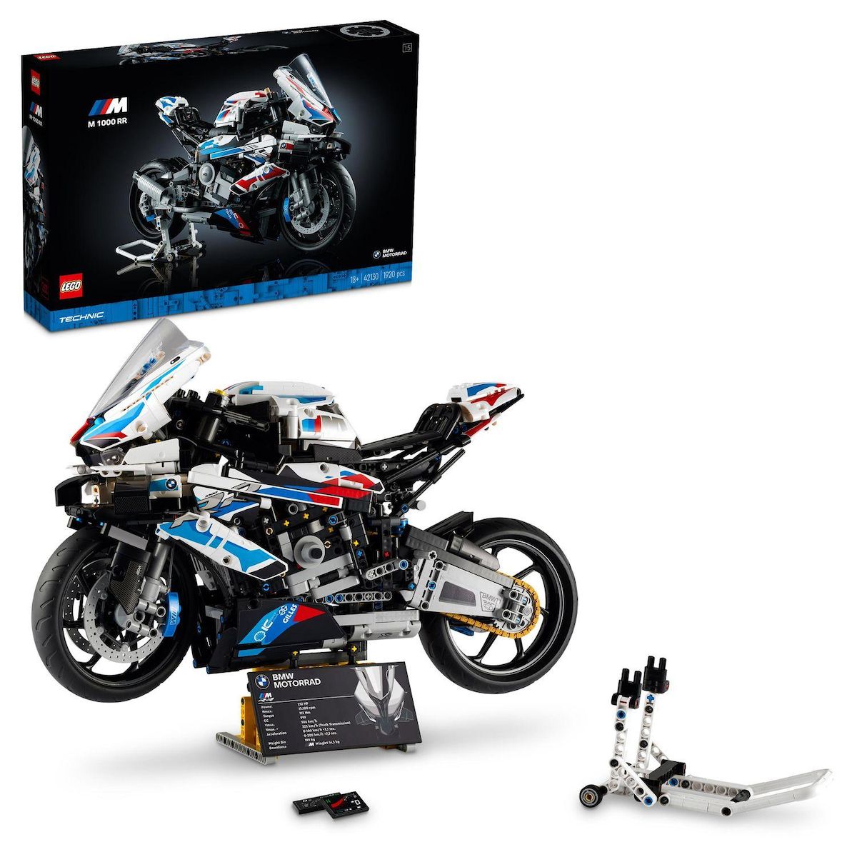 LEGO Technic 42130 - BMW M 1000 RR, Modèle Réduit Moto Pour Adulte