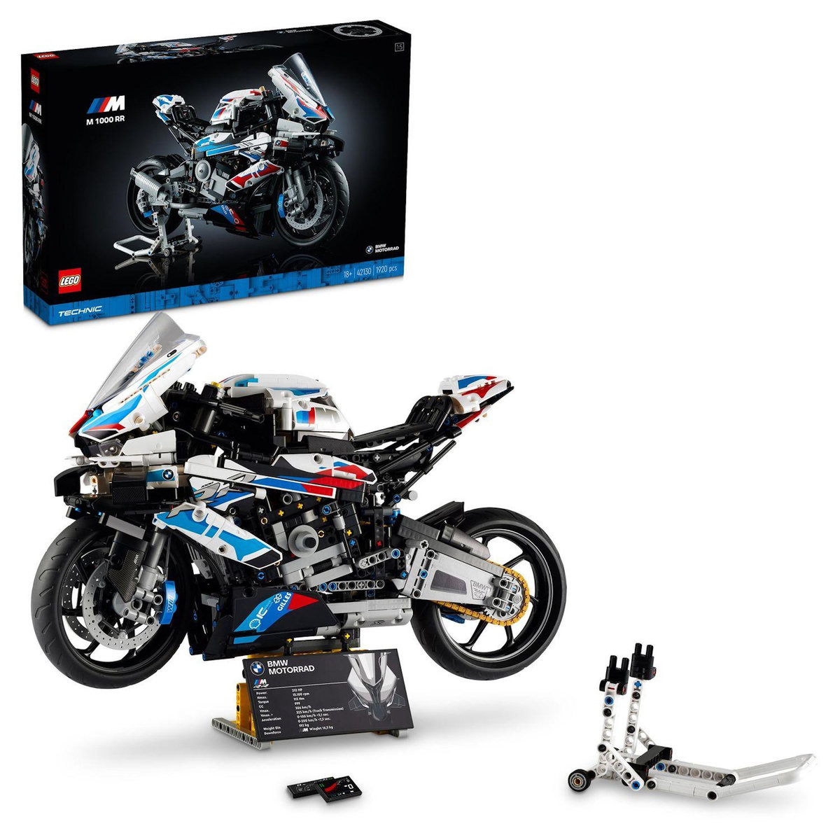 LEGO Technic 42130 - BMW M 1000 RR, Modèle Réduit Moto Pour Adulte