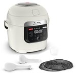 MOULINEX Cuiseur MZ7311F0 blanc cuiseur et Airfryer 6 L, 12 modes de cuisson