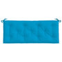 Voir la diapositive 4 : VIDAXL Coussin de banc de jardin bleu clair 120x50x7 cm tissu oxford
