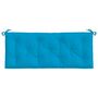 Voir la diapositive 4 : VIDAXL Coussin de banc de jardin bleu clair 120x50x7 cm tissu oxford