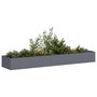 Voir la diapositive 1 : VIDAXL Jardiniere anthracite 360x80x40 cm acier