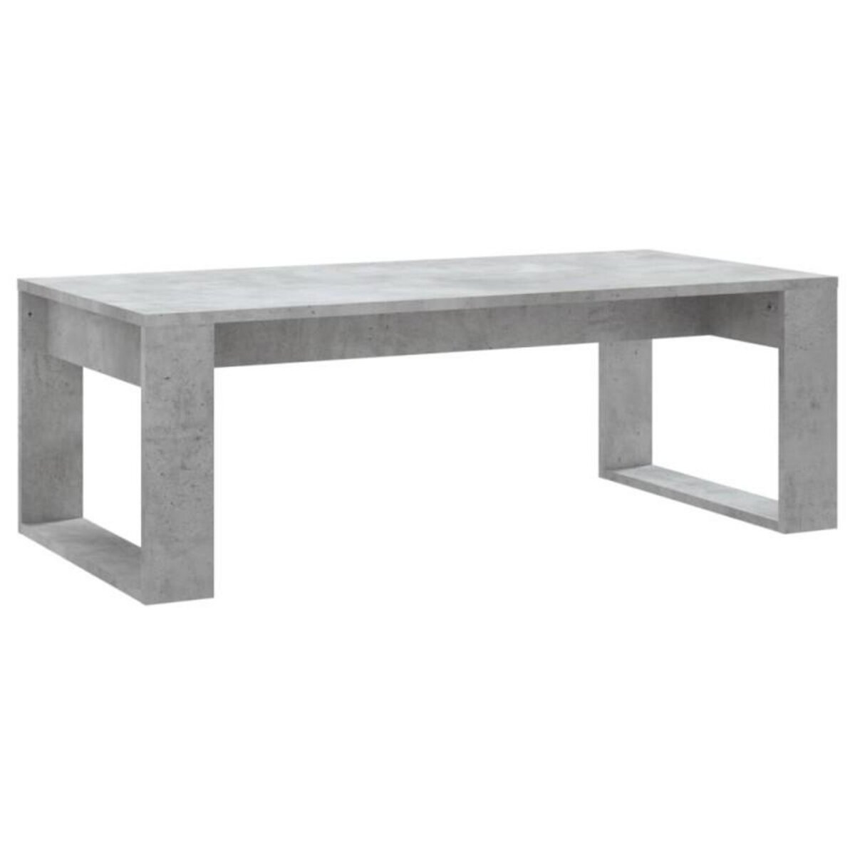 VIDAXL Table basse gris béton 102x50x35 cm bois d ingénierie