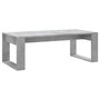 Voir la diapositive 2 : VIDAXL Table basse gris béton 102x50x35 cm bois d ingénierie
