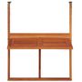 Voir la diapositive 4 : VIDAXL Table suspendue de balcon 64,5x44x80 cm Bois d'acacia massif