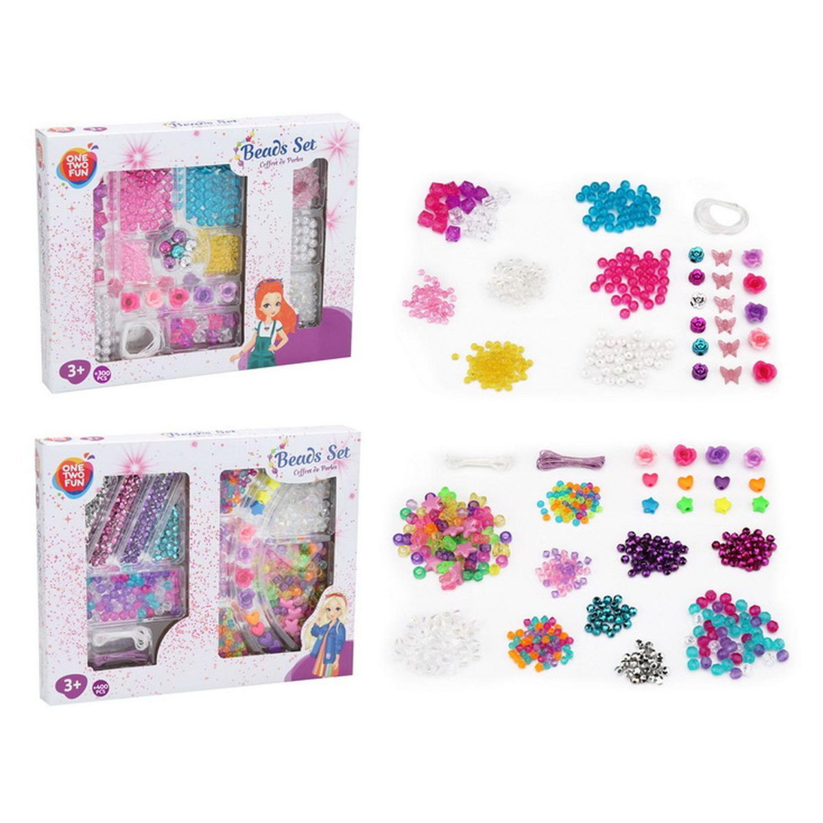 One Two Fun Coffret de perles