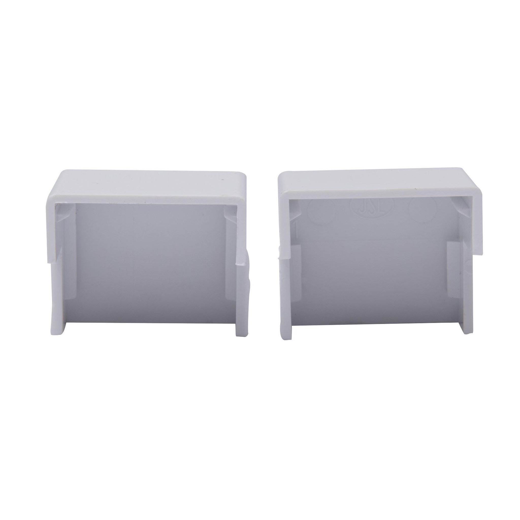 Voir la diapositive 2 : ZENITECH Angles extérieurs 30x10mm blanc  lot de 2