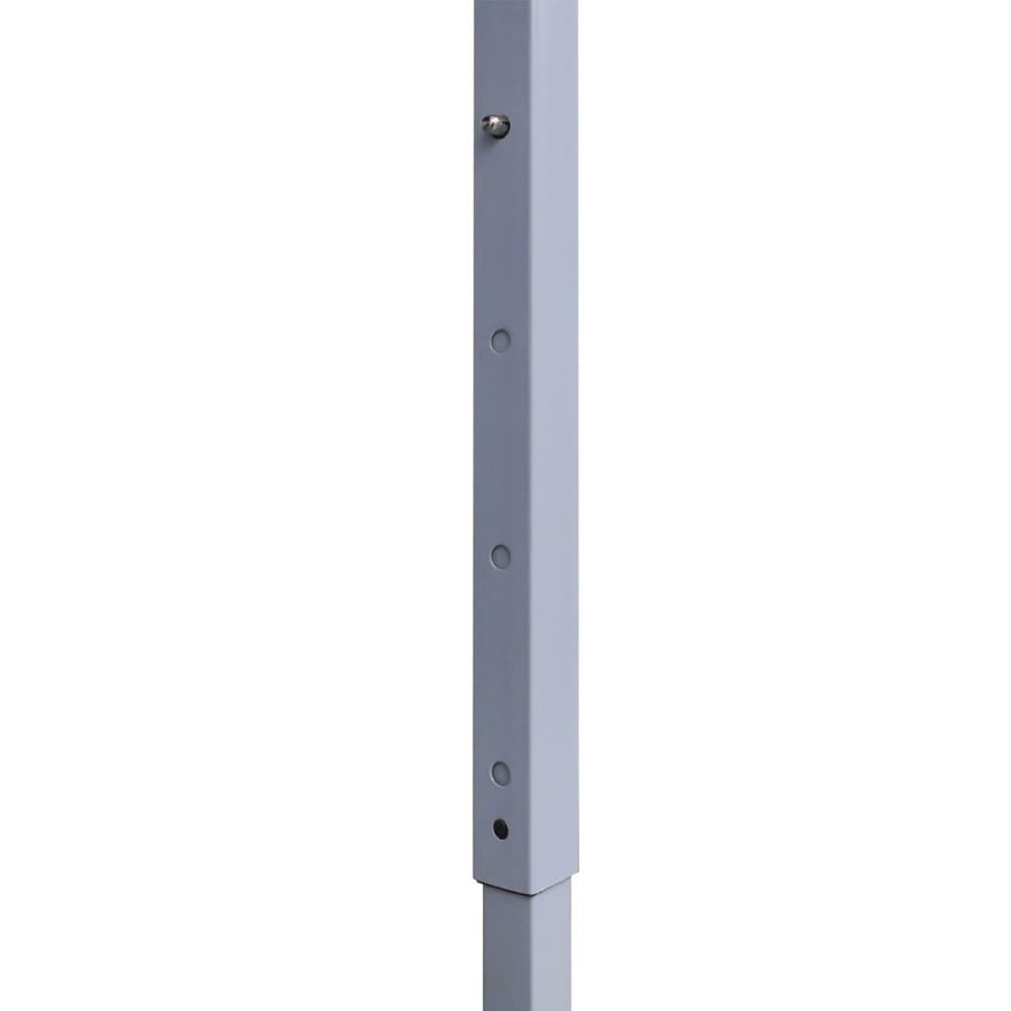 Voir la diapositive 4 : VIDAXL Tente reception pliable professionnelle 2x2 m Acier Blanc