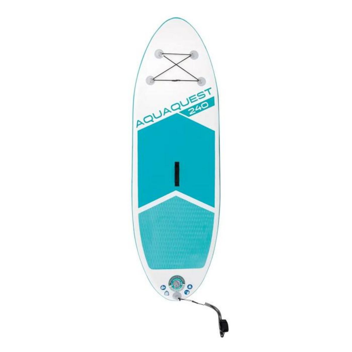 Paris Prix Paddle Gonflable  Aqua Quest  244cm Bleu & Blanc