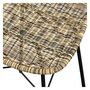 Voir la diapositive 3 : Rendez vous déco Lot de 2 chaises de bar 76 cm en résine tressée beige - Tiptur
