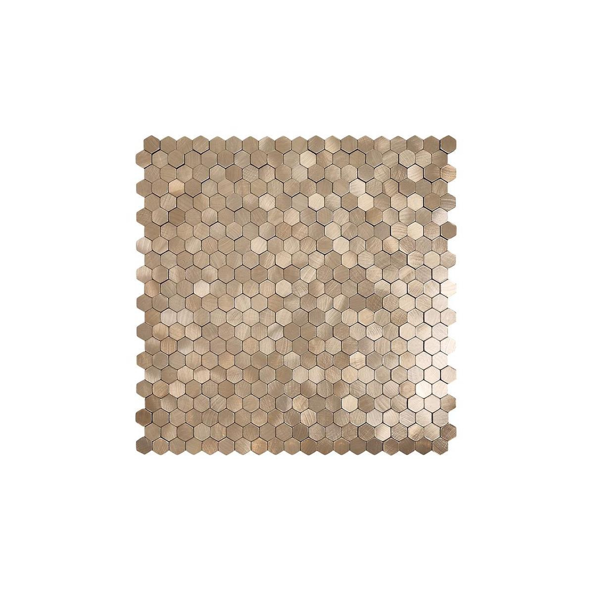 Je cherche une idee Crédence adhésive  mosaïque  31x31cm bronze