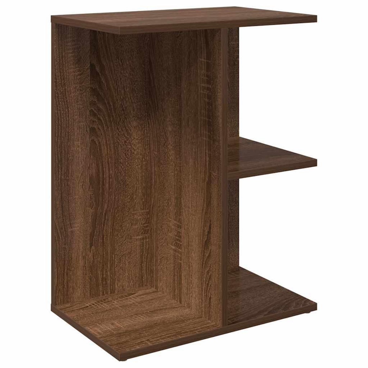 VIDAXL Tables de chevet 2 pcs chene marron bois d'ingenierie