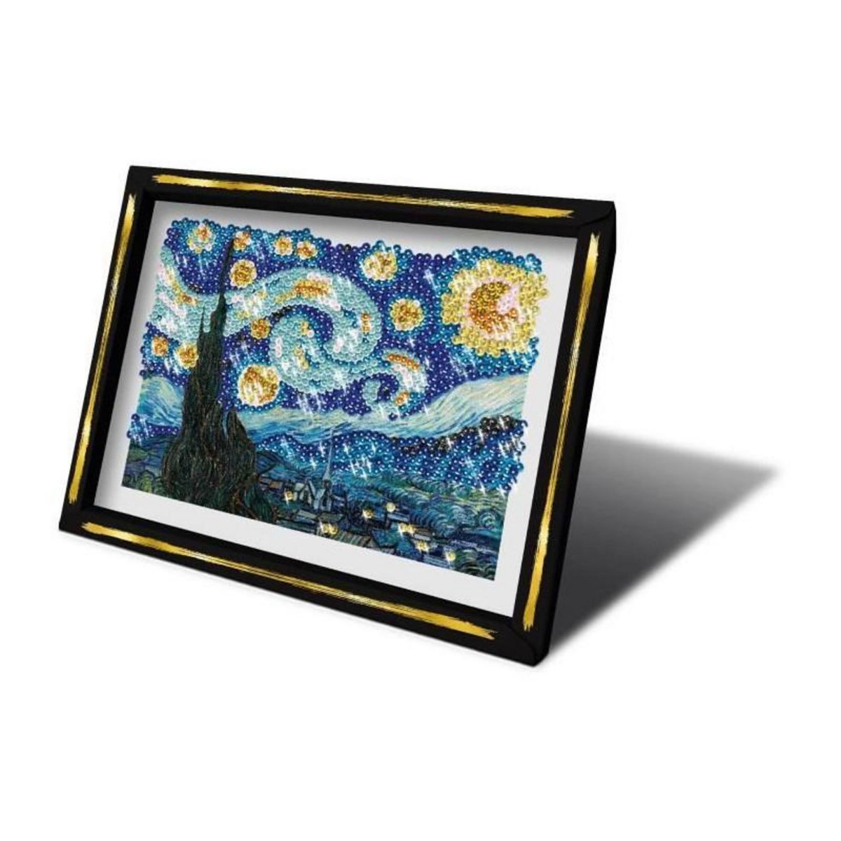 LANSAY Kit loisir créatif - LANSAY - Collection Sequins - La nuit étoilée - Van Gogh - Des 14 ans