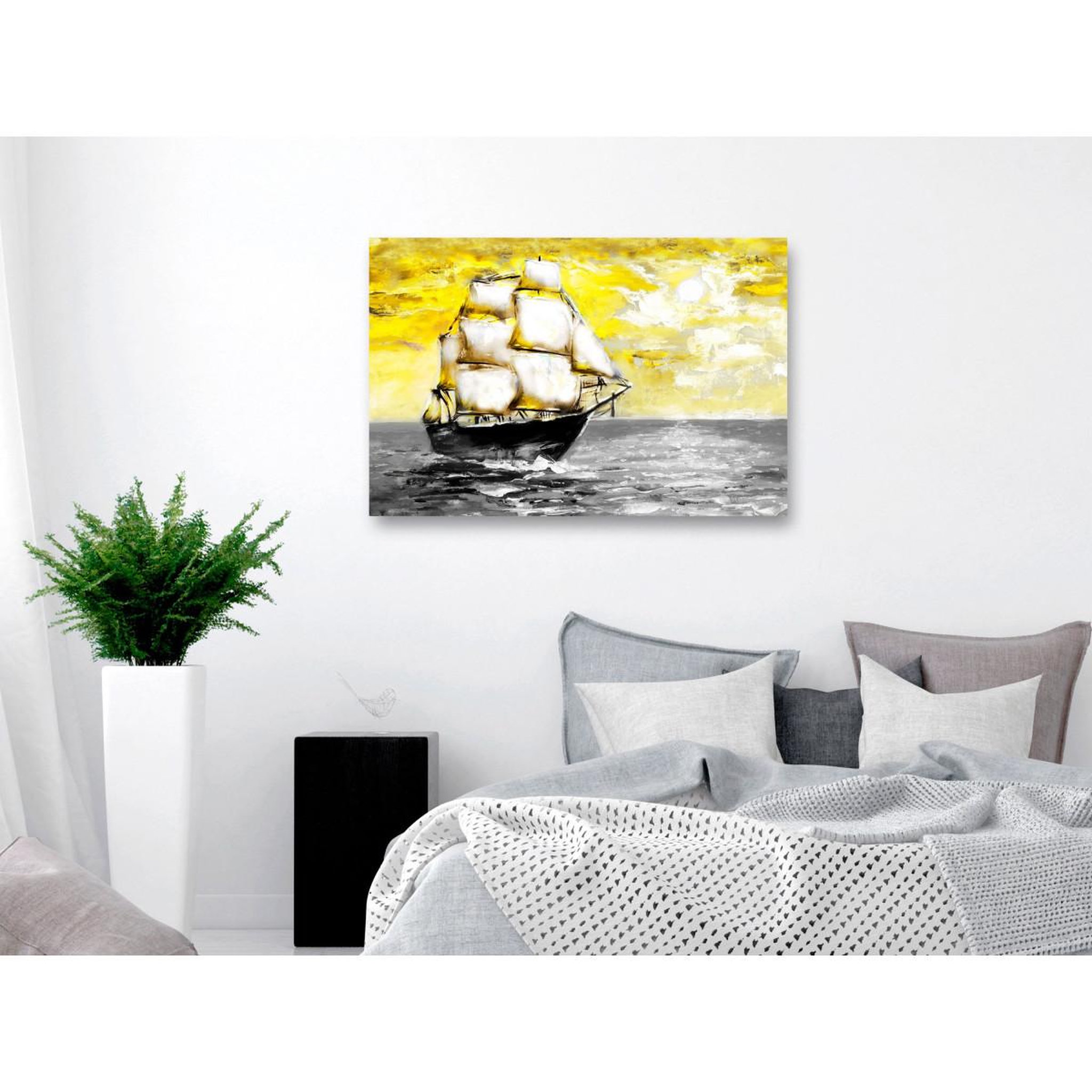 Voir la diapositive 2 : Paris Prix Tableau Imprimé  Spring Cruise Wide Yellow