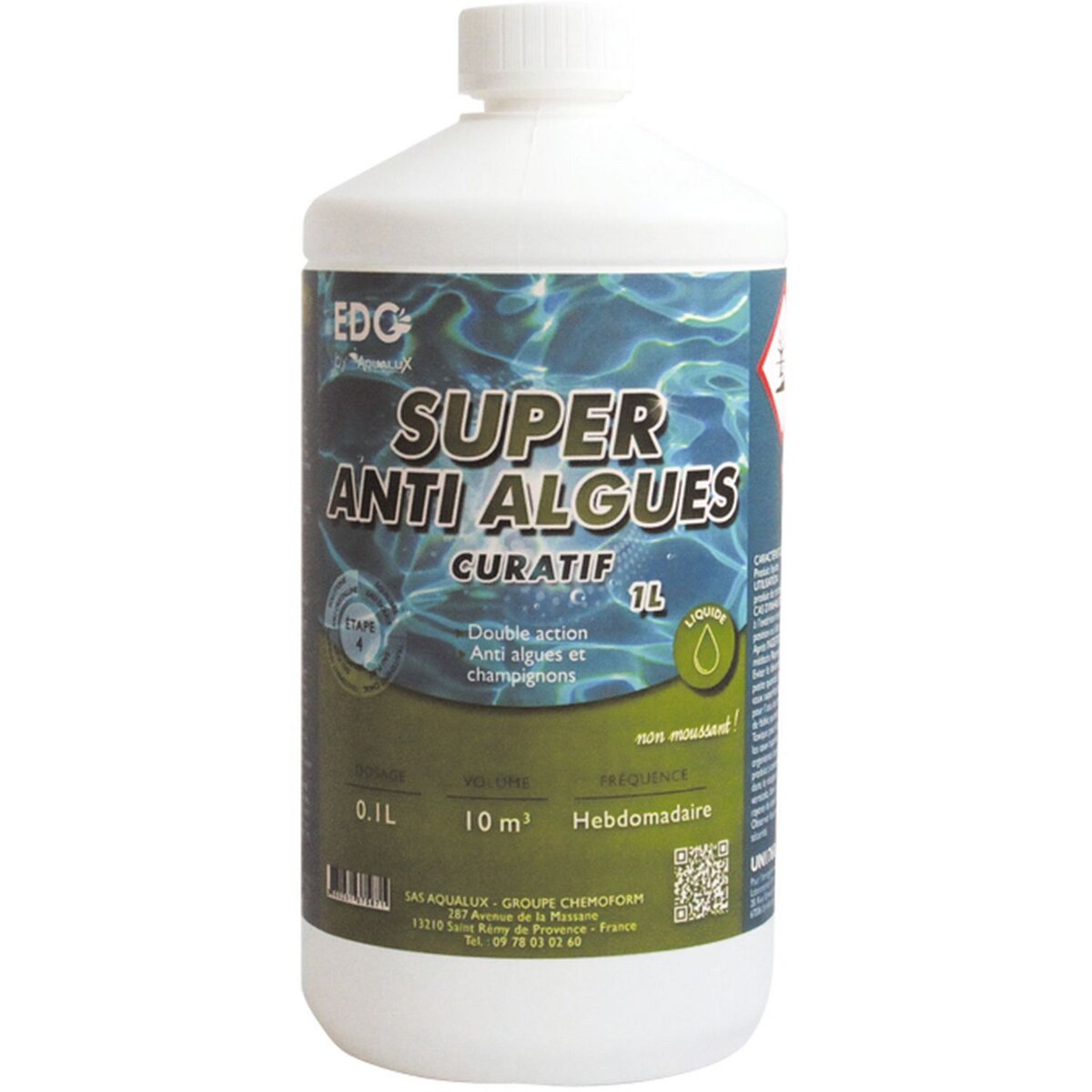EDG By Aqualux Super Anti-Algues curatif - Bidon 1L