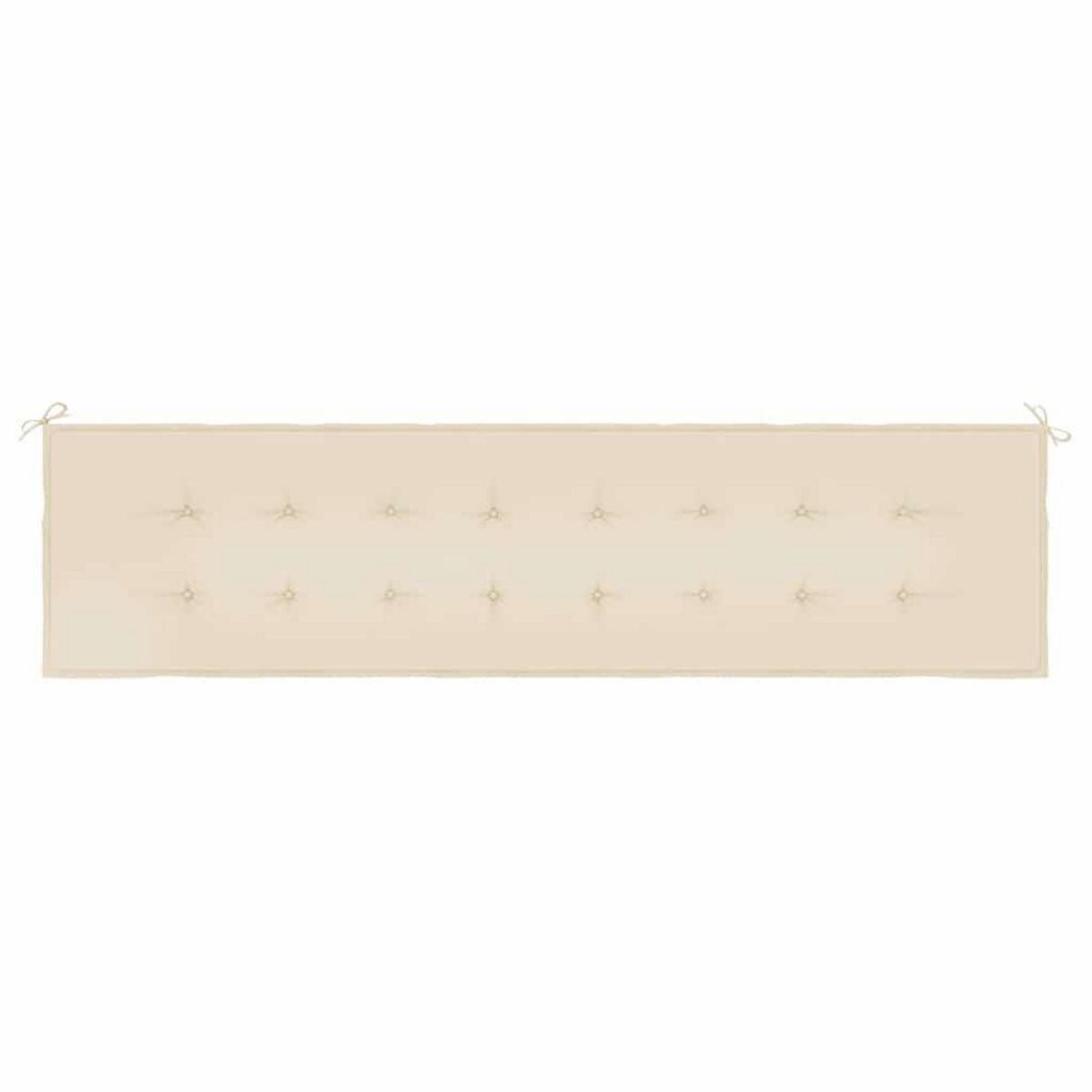 VIDAXL Coussin de banc de jardin beige 200x50x3 cm tissu oxford
