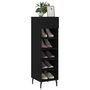 Voir la diapositive 3 : VIDAXL Armoire a chaussures noir 30x35x105 cm bois d'ingenierie