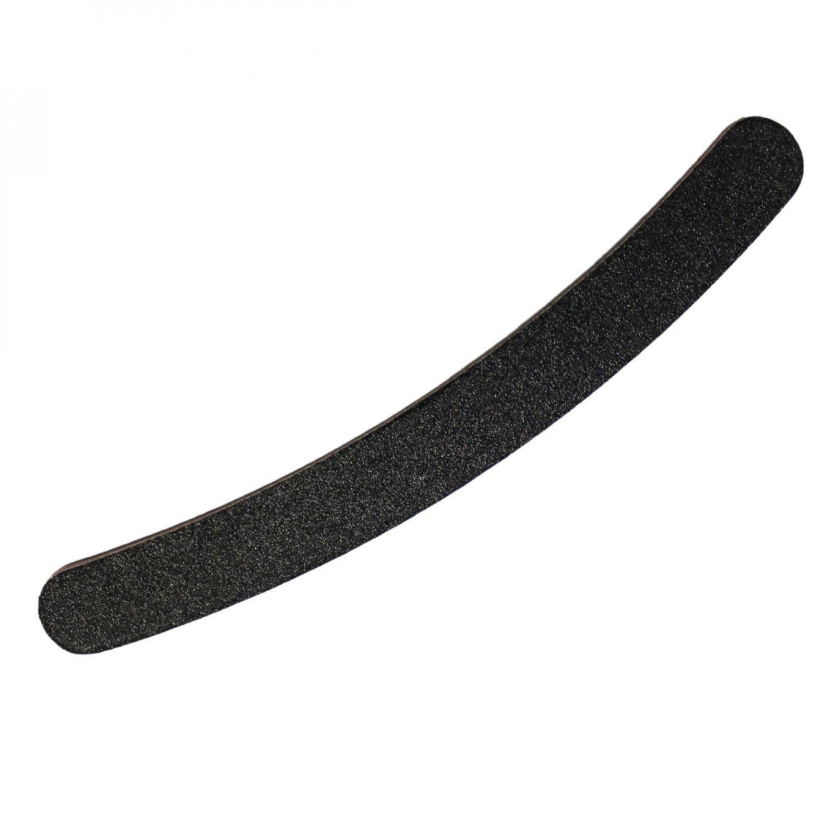 VIVEZEN Lot de 50 limes à ongles banane premium - Grain 80/80 - Noir