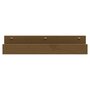 Voir la diapositive 4 : VIDAXL Etageres murales 2 pcs Marron miel 50x12x9cm Bois de pin massif