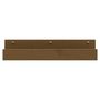 Voir la diapositive 4 : VIDAXL Etageres murales 2 pcs Marron miel 50x12x9cm Bois de pin massif