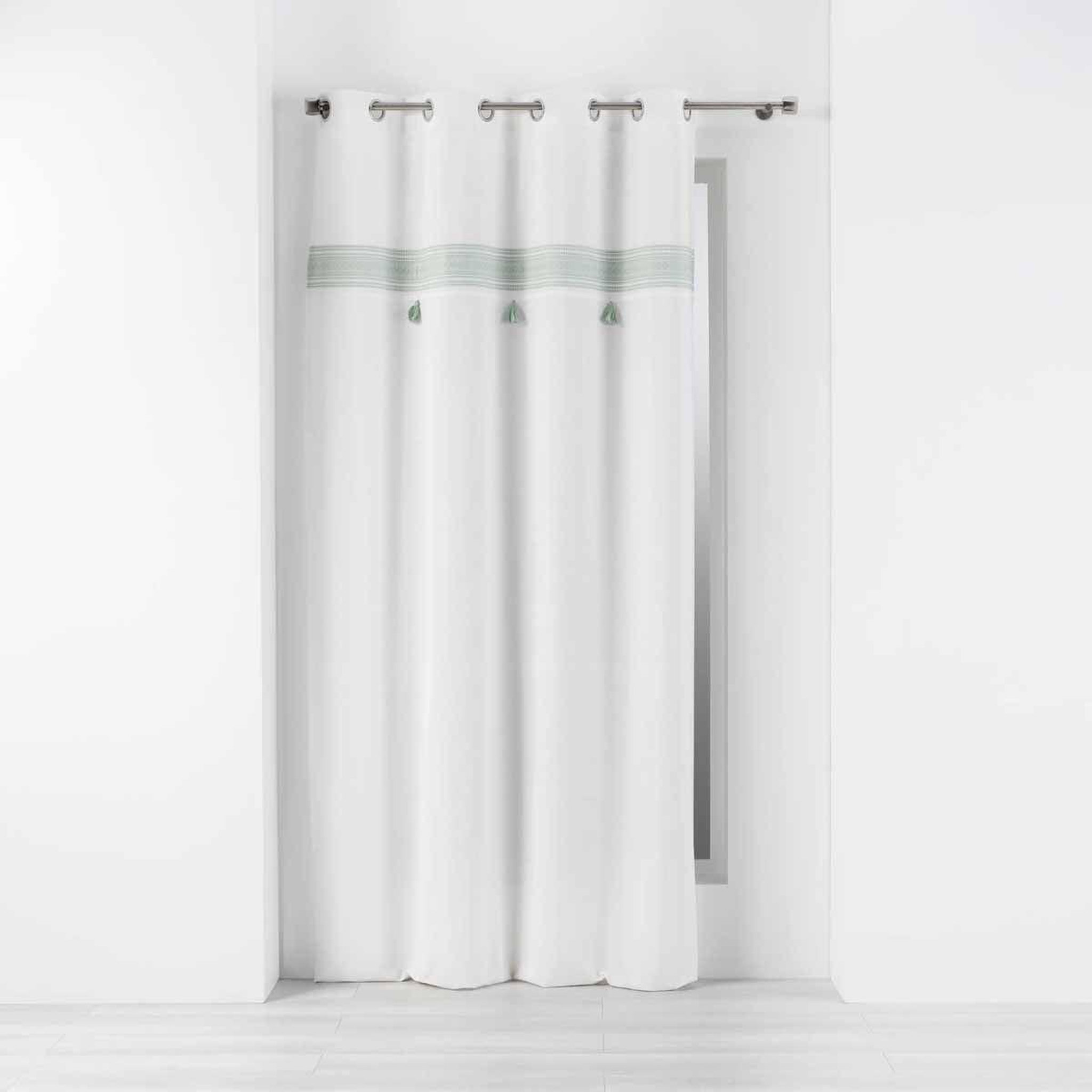 Douceur d'Intérieur Rideau à œillets  amaya  140x240cm menthe
