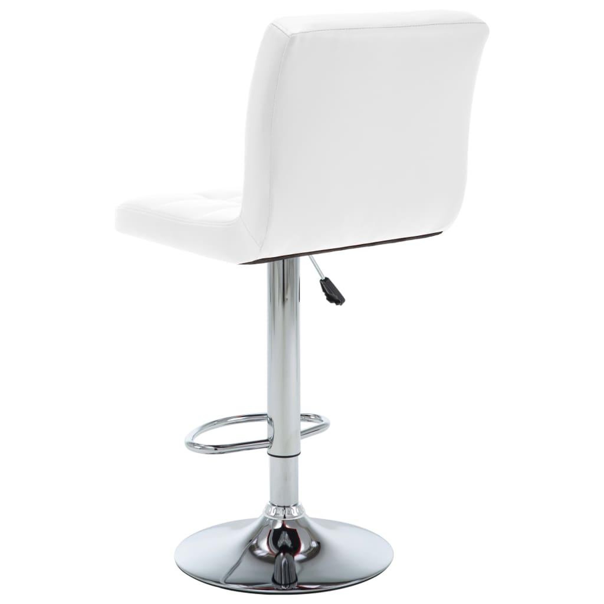 Voir la diapositive 5 : VIDAXL Tabourets de bar lot de 2 blanc similicuir