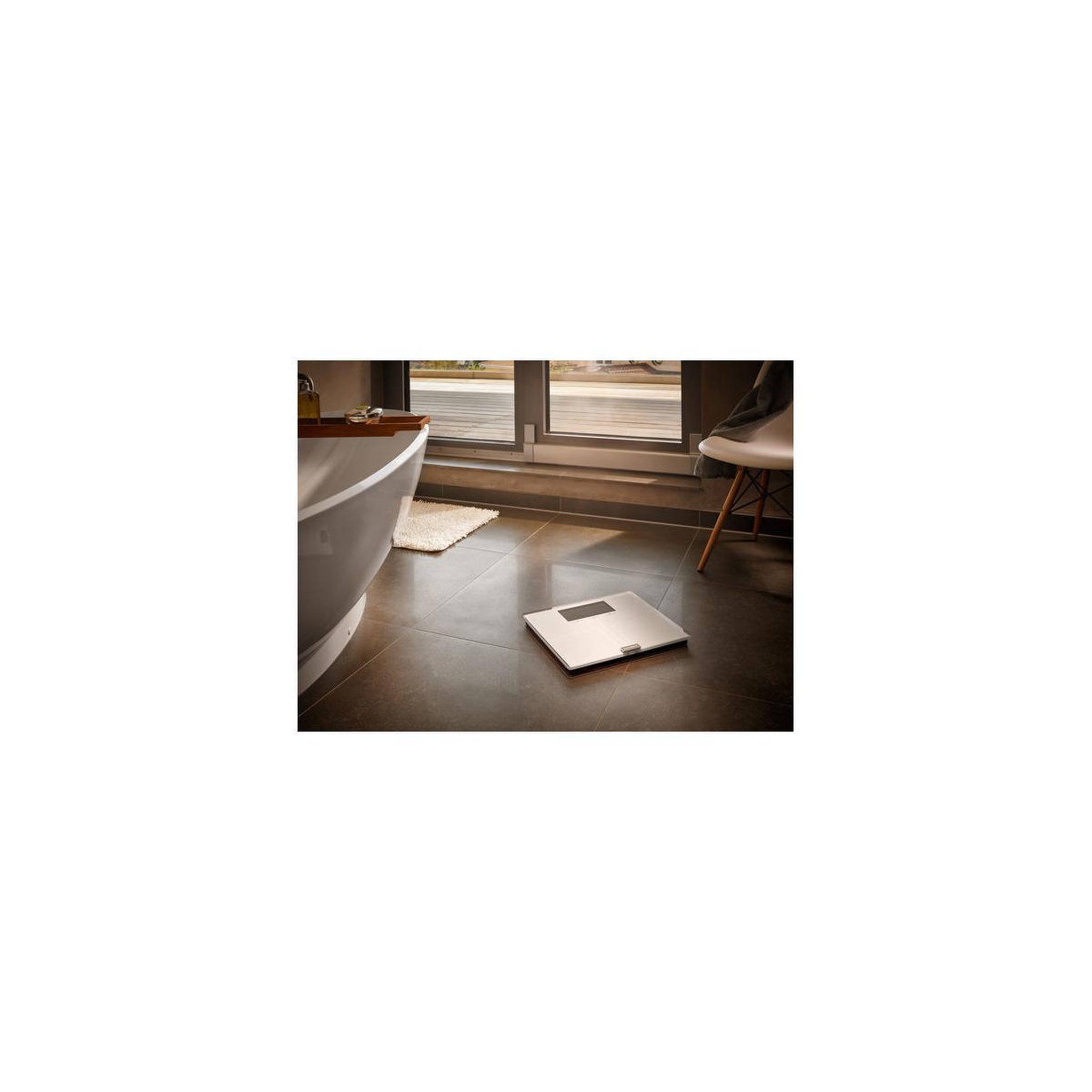 Voir la diapositive 3 : Soehnle Soehnle Shape Sense Connect 200 Rectangle Argent Pèse-personne électronique